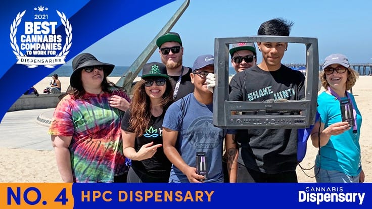 No. 4. Best Cannabis Companies to Work For - Dispensaries: HPC Dispensary Takes Care of its Team With Bonuses, ‘Zen Room’